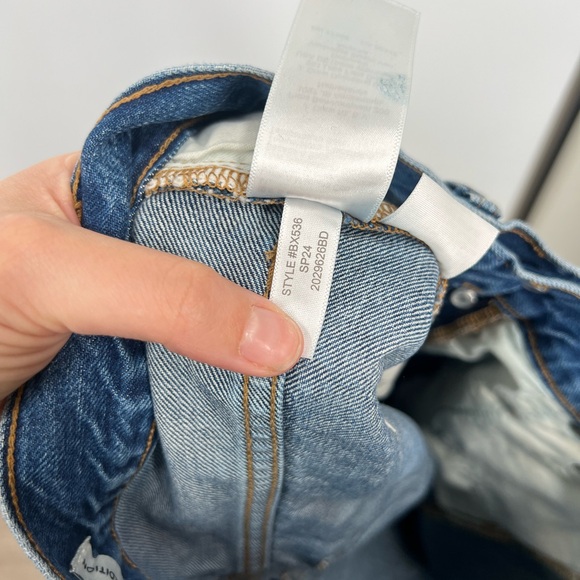 J. Crew Factory Premium Edition Slim Boyfriend Patchwork Jeans Button Fly - Picture 9 of 9